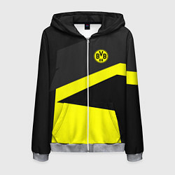 Мужская толстовка на молнии FC Borussia: Sport Geometry