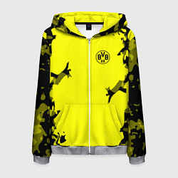 Мужская толстовка на молнии FC Borussia Dortmund: Yellow Original