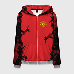 Мужская толстовка на молнии FC Manchester United: Red Original