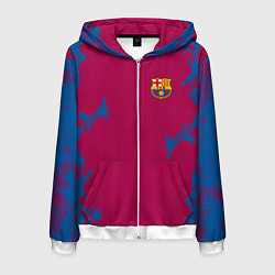 Мужская толстовка на молнии FC Barcelona: Purple Original