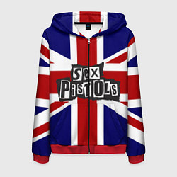 Мужская толстовка на молнии Sex Pistols UK