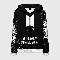 Мужская толстовка на молнии BTS ARMY