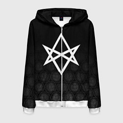 Толстовка 3D на молнии мужская BRING ME THE HORIZON, цвет: 3D-белый