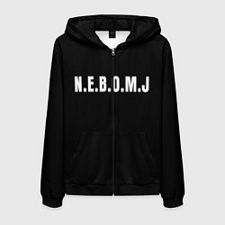 Мужская толстовка на молнии NEBOMJ Black