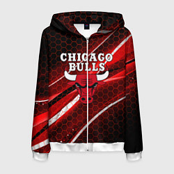 Мужская толстовка на молнии CHICAGO BULLS