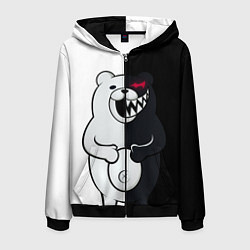 Толстовка 3D на молнии мужская MONOKUMA, цвет: 3D-черный