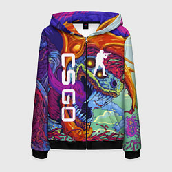 Мужская толстовка на молнии CS GO HYPERBEAST