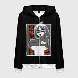 Мужская толстовка на молнии Ahegao