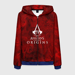 Толстовка 3D на молнии мужская Assassin??s Creed Origins, цвет: 3D-синий