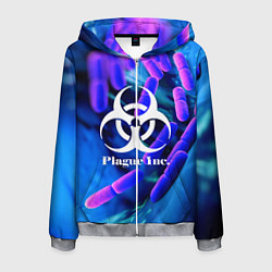 Мужская толстовка на молнии PLAGUE INC