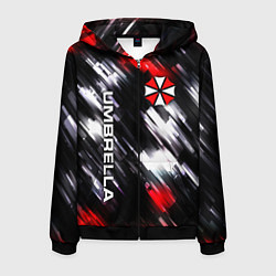 Толстовка 3D на молнии мужская UMBRELLA CORPORATION, цвет: 3D-черный