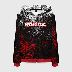 Толстовка 3D на молнии мужская ROBLOX, цвет: 3D-красный