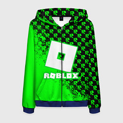 Толстовка 3D на молнии мужская Roblox, цвет: 3D-синий