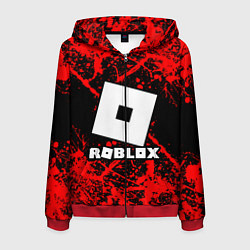 Толстовка 3D на молнии мужская Roblox, цвет: 3D-красный