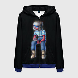 Мужская толстовка на молнии CountryHumans - Россия