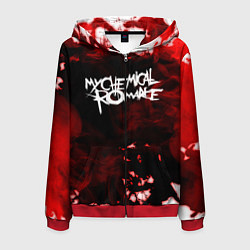 Толстовка 3D на молнии мужская My Chemical Romance, цвет: 3D-красный