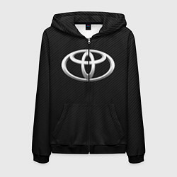 Мужская толстовка на молнии Toyota carbon