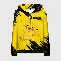 Мужская толстовка на молнии PIKACHU: PIKA PIKA