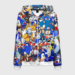 Мужская толстовка на молнии SONIC PATTERN