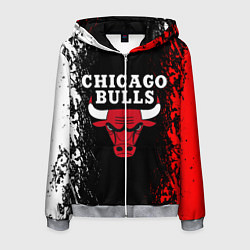 Мужская толстовка на молнии CHICAGO BULLS