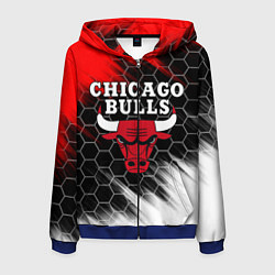 Мужская толстовка на молнии CHICAGO BULLS