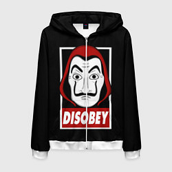 Мужская толстовка на молнии Disobey