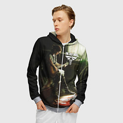 Толстовка 3D на молнии мужская The last of us part 2 tlou2, цвет: 3D-меланж — фото 2
