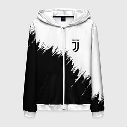 Толстовка 3D на молнии мужская JUVENTUS, цвет: 3D-белый