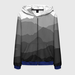 Мужская толстовка на молнии Горы