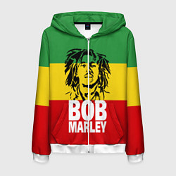 Мужская толстовка на молнии Bob Marley