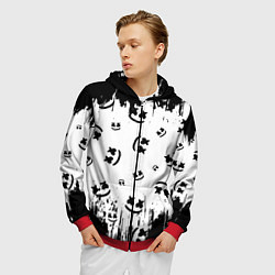 Толстовка 3D на молнии мужская MARSHMELLO МАРШМЕЛЛОУ, цвет: 3D-красный — фото 2