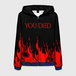 Мужская толстовка на молнии YOU DIED