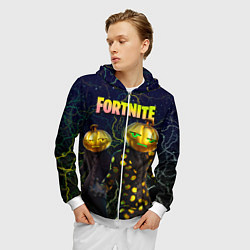 Толстовка 3D на молнии мужская Fortnite Jack Gourdon, цвет: 3D-белый — фото 2