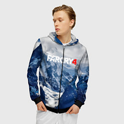 Толстовка 3D на молнии мужская FARCRY 4 S, цвет: 3D-черный — фото 2