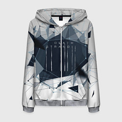 Толстовка 3D на молнии мужская DEATH STRANDING, цвет: 3D-меланж