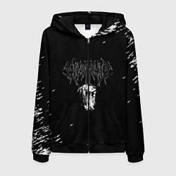 Толстовка 3D на молнии мужская GHOSTEMANE, цвет: 3D-черный