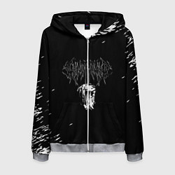 Толстовка 3D на молнии мужская GHOSTEMANE, цвет: 3D-меланж
