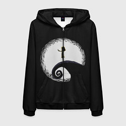 Толстовка 3D на молнии мужская Little Nightmares 2, цвет: 3D-черный