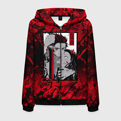 Мужская толстовка на молнии Клинок рассекающий демонов