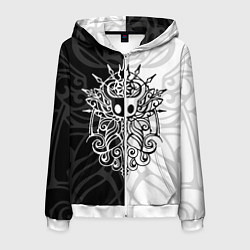 Толстовка 3D на молнии мужская HOLLOW KNIGHT ХОЛЛОУ НАЙТ, цвет: 3D-белый