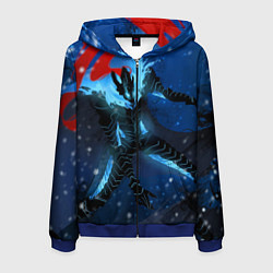 Мужская толстовка на молнии Поднятие уровня Аниме