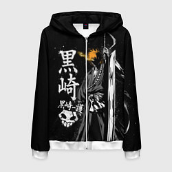 Мужская толстовка на молнии Bleach, Ичиго с мечом