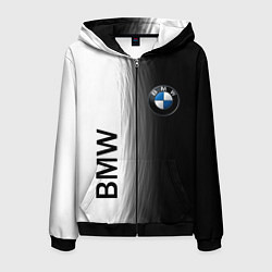 Мужская толстовка на молнии Black and White BMW