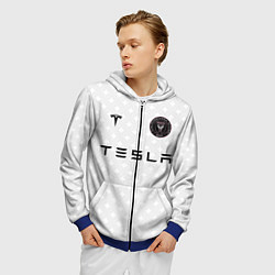 Толстовка 3D на молнии мужская INTER MIAMI FC TESLA KIT, цвет: 3D-синий — фото 2