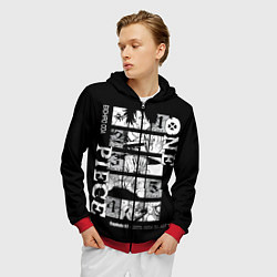 Толстовка 3D на молнии мужская ONE PIECE Главные герои, цвет: 3D-красный — фото 2
