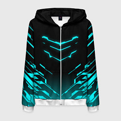 Толстовка 3D на молнии мужская DEAD SPACE АЙЗЕК КЛАРК, цвет: 3D-белый