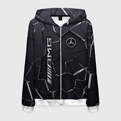 Мужская толстовка на молнии Mercedes AMG 3D плиты