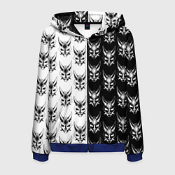 Мужская толстовка на молнии GENSHIN IMPACT XIAO MASK ГЕНШИН ИМПАКТ СЯО МАСКА