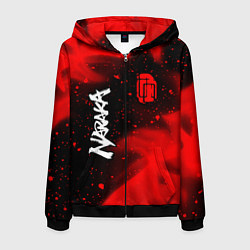 Толстовка 3D на молнии мужская НАРАКА БЛЕЙД ПОИНТ Пламя, цвет: 3D-черный