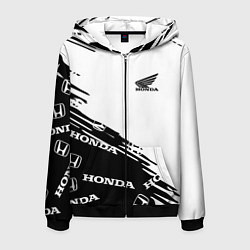 Мужская толстовка на молнии Honda sport pattern